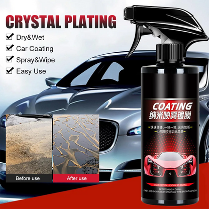 Car Wax Spray & Polish – 2-in-1 Hydrophobic Coating Protection